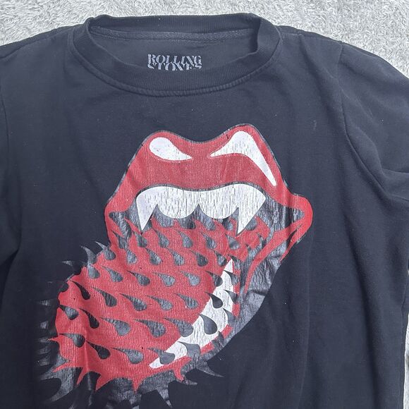 Rolling Stones Sweatshirt Tongue Graphic Black Crewneck Size S Pre-Owned‎ 2009 - Picture 11 of 11